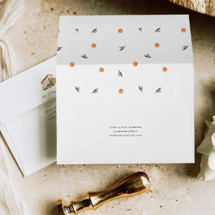 Amore & Aranci   Personalized Envelope