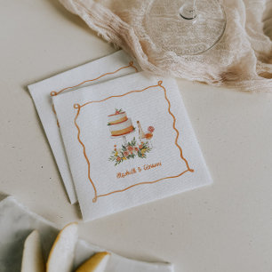 Amore & Aranci   Sweet Citrus Wedding Napkins