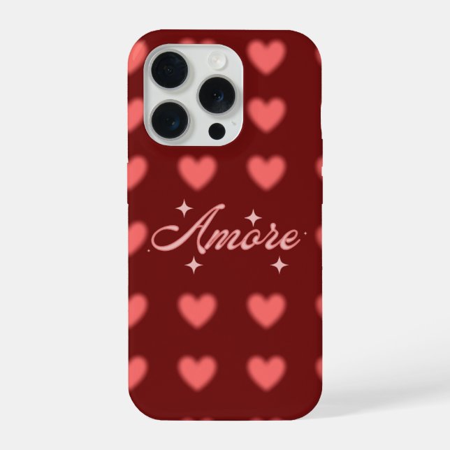 Amore Heart Pattern phone case | Tough Phone Case (Back)
