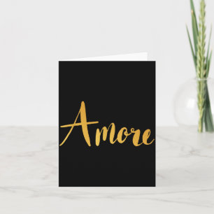 Amore - Italian Love Valentine's Day  Card
