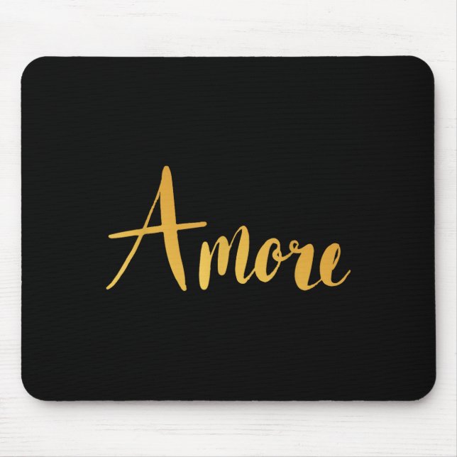 Amore - Italian Love Valentine's Day  Mouse Mat (Front)