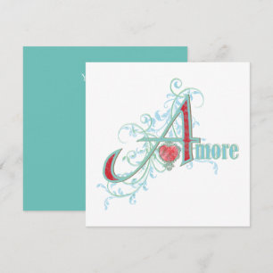 AMORE - Love - Greeting Card