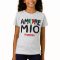AMORE MIO Italian Flag Heart White