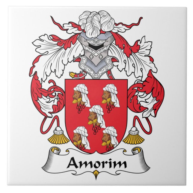 Amorim Family Crest Tile (Front)