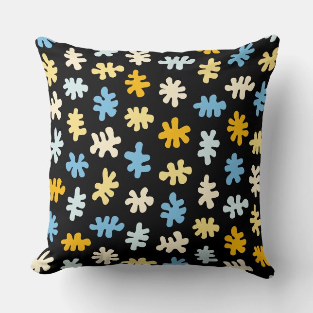 Amorphic Shapes 120322 - Colours 02 Cushion (Front)