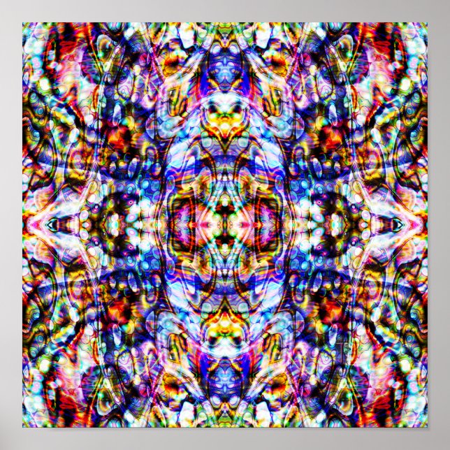 Amorphous Emergence (12 by 12) Art Print Poster (Front)
