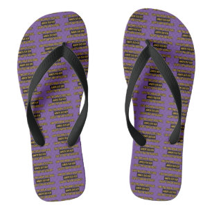 Amos 3:3 KJV Bible Verse Scripture Purple Unisex Flip Flops