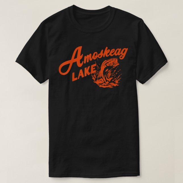 Amoskeag Lake Gift For Fishing Lover 2022  T-Shirt (Design Front)