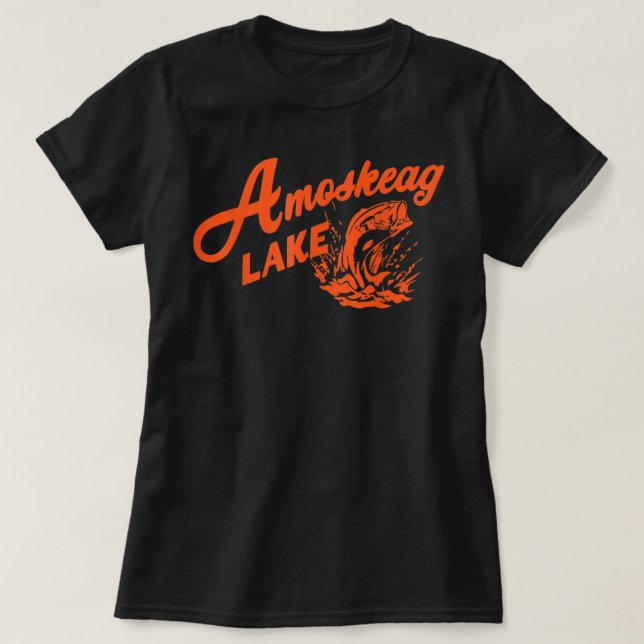 Amoskeag Lake Gift For Fishing Lover 2022  T-Shirt (Design Front)