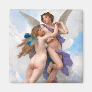 Amour and Psyche, Bouguereau Magnet