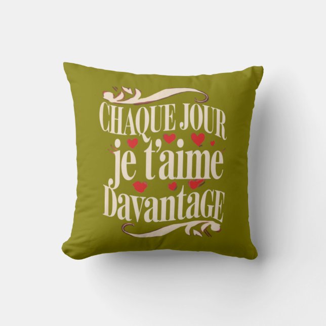 Amour pour Toujours Cushion (Front)