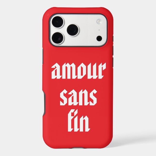 Amour Sans Fin (Endless Love) French Quote (Back)