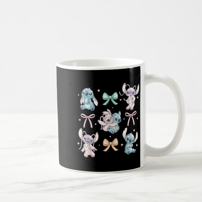&amp; Angel Coquette Style Bows Valentine's Day  Coffee Mug (Right)