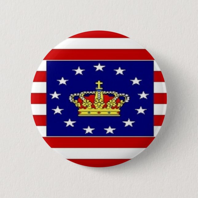AMP Flag 6 Cm Round Badge (Front)