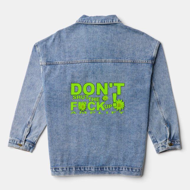 Amp It Up Denim Jacket (Back)