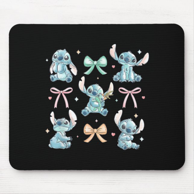 &amp; Scrump Coquette Style Bows Valentine's Day  Mouse Mat (Front)