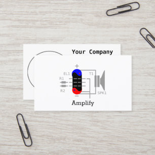 Amp Tube Business Card