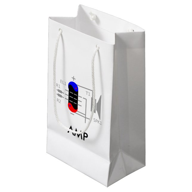 Amp Tube Small Gift Bag (Front Angled)