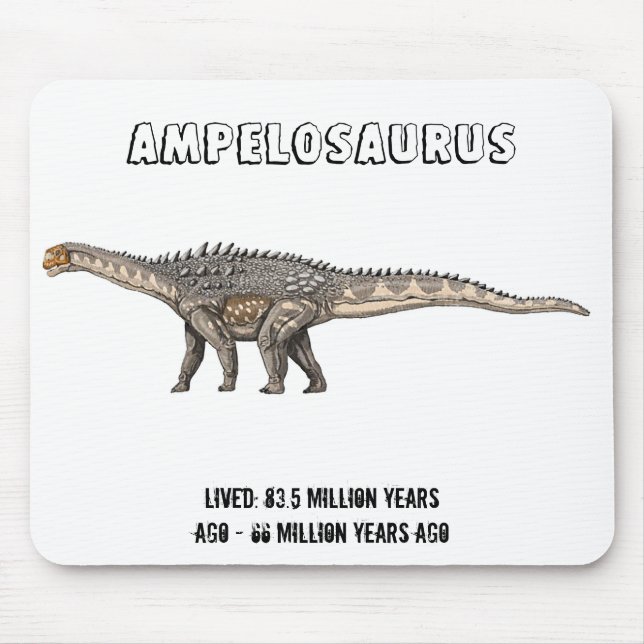 Ampelosaurus Dinosaur Mousepad (Front)