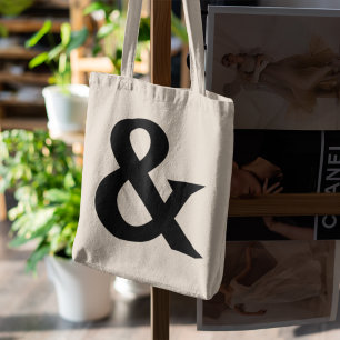 Ampersand   And Symbol Modern Minimalist Simple Tote Bag