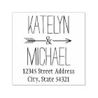Ampersand Arrow Wedding Return Address