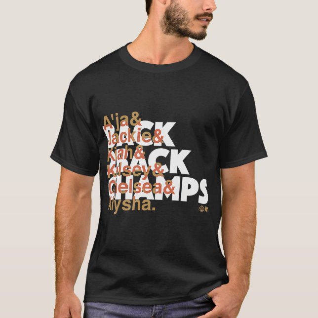 Ampersand Back To Back Champs - Las Vegas Basketba T-Shirt (Front)