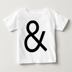 Ampersand - Black on light Baby T-Shirt