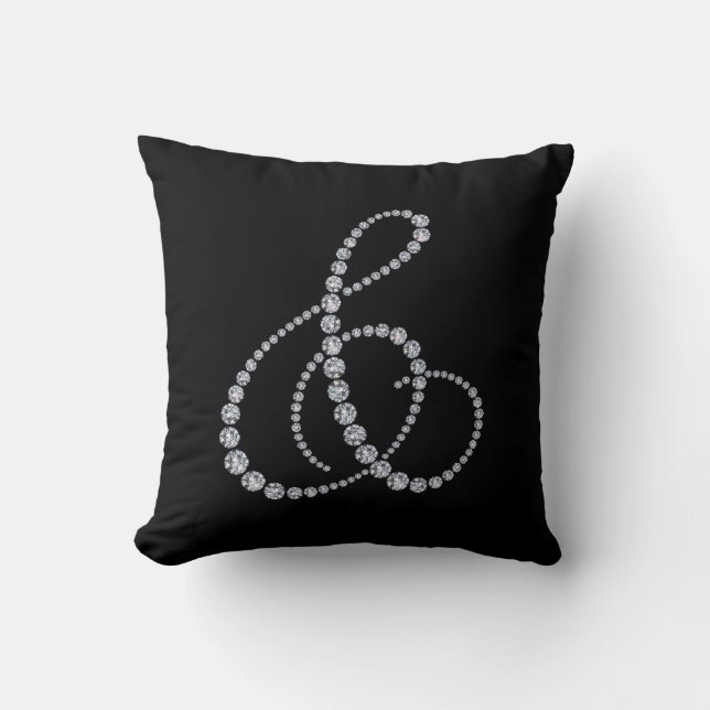 Ampersand bling pillow (Front)