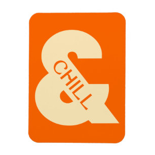 Ampersand Chill Minimalist Magnet