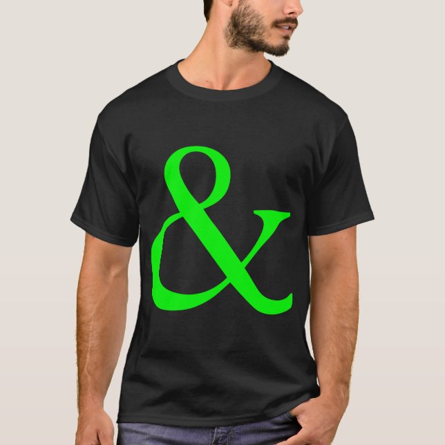 Ampersand - Green T-Shirt (Front)