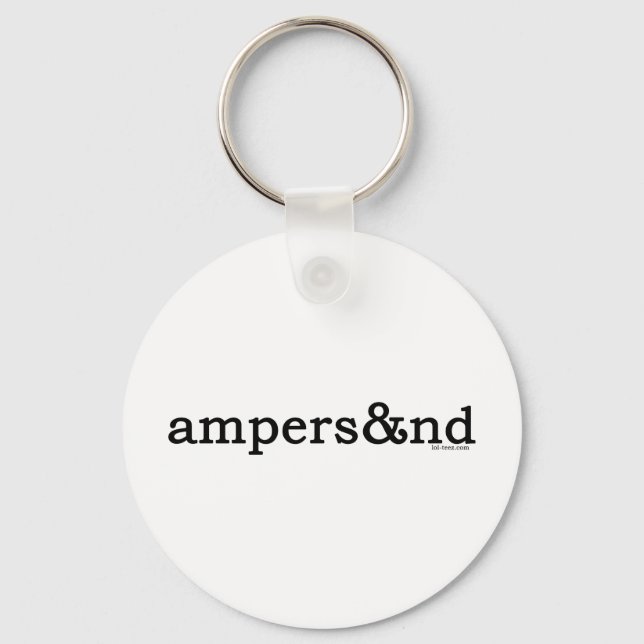Ampersand Key Ring (Front)