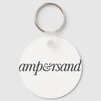 ampersand key ring