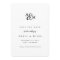 Ampersand Monogram Save the Date Card