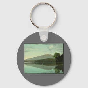 Ampersand Mountain at Round Lake (Middle Saranac) Key Ring