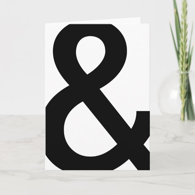 Ampersand Notecards (Front)
