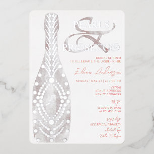 Ampersand Pearls & Prosecco Bridal Shower Silver