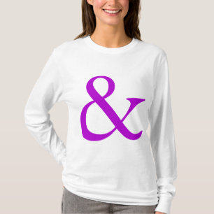Ampersand - Purple T-Shirt