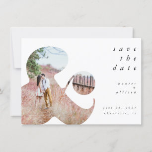 Ampersand Save the Date Invitation