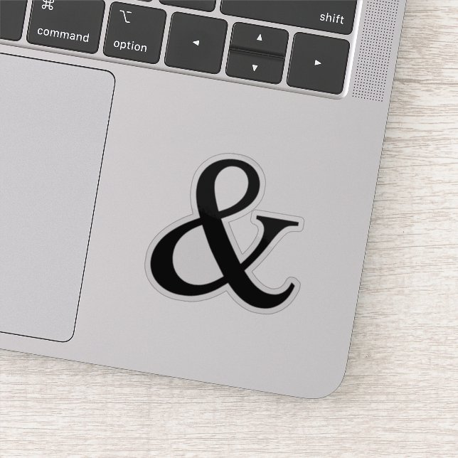 Ampersand sign (Detail)