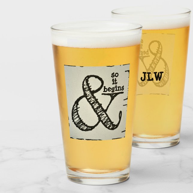 Ampersand Symbol And So It Begins Fun Glass (Creator Uploaded)