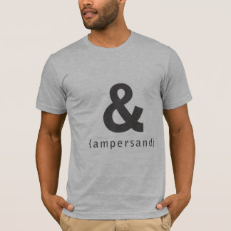 ampersand [ & ] t-shirt