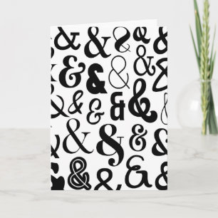 Ampersands Card