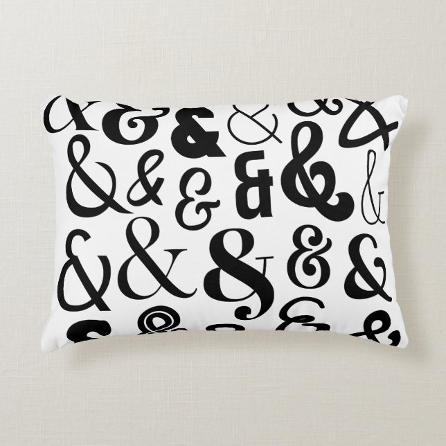 Ampersands Decorative Cushion (Front)