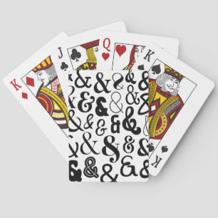 Ampersands Playing Cards