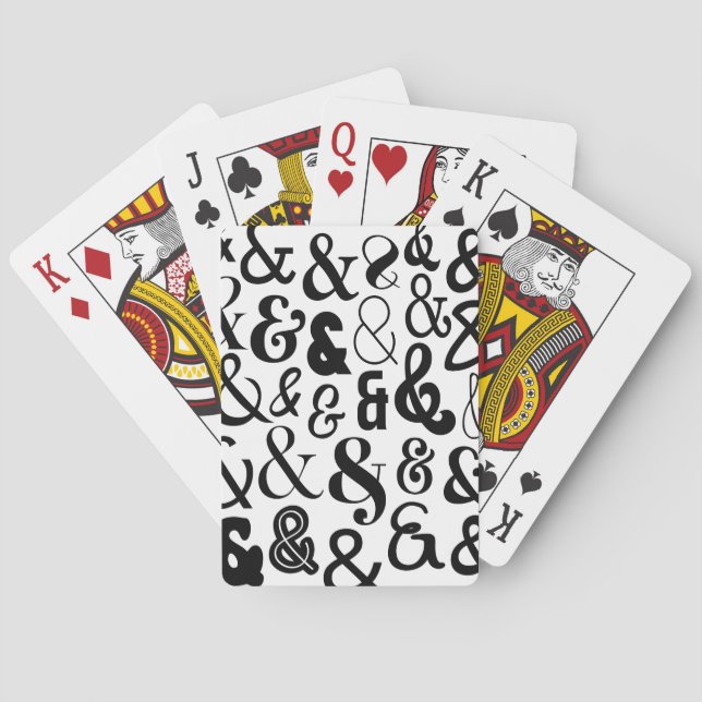 Ampersands Playing Cards (Back)