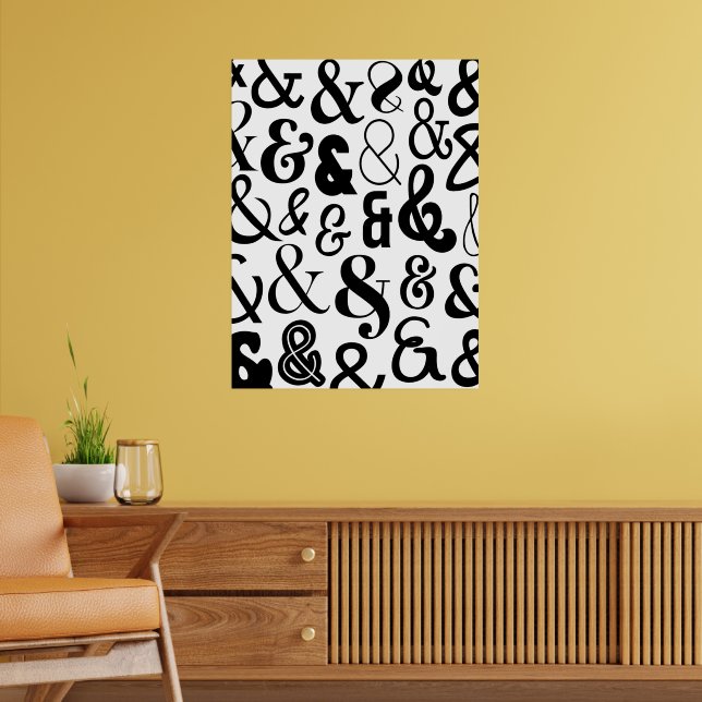Ampersands Poster (Living Room 2)