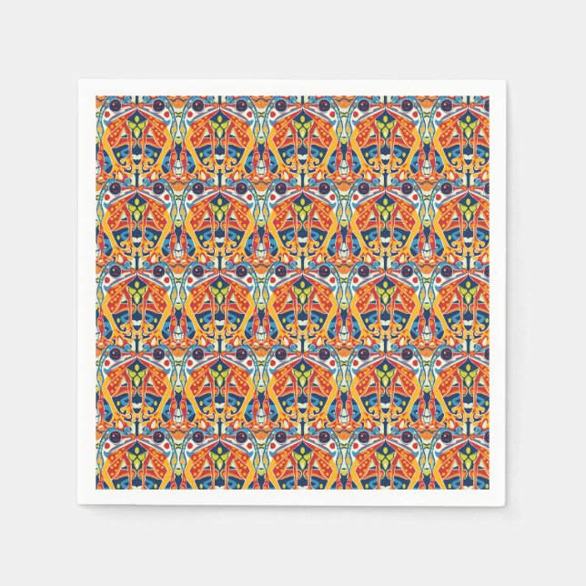 Amphibian Amigos Napkin (Front)