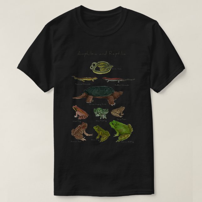 Amphibians and Reptiles Classic TShirt (Design Front)
