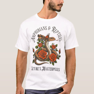 Amphibians And Reptiles Nature Herpetology T-Shirt