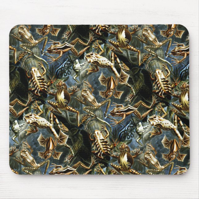 Amphibians Batrachia Frogs Mouse Mat (Front)